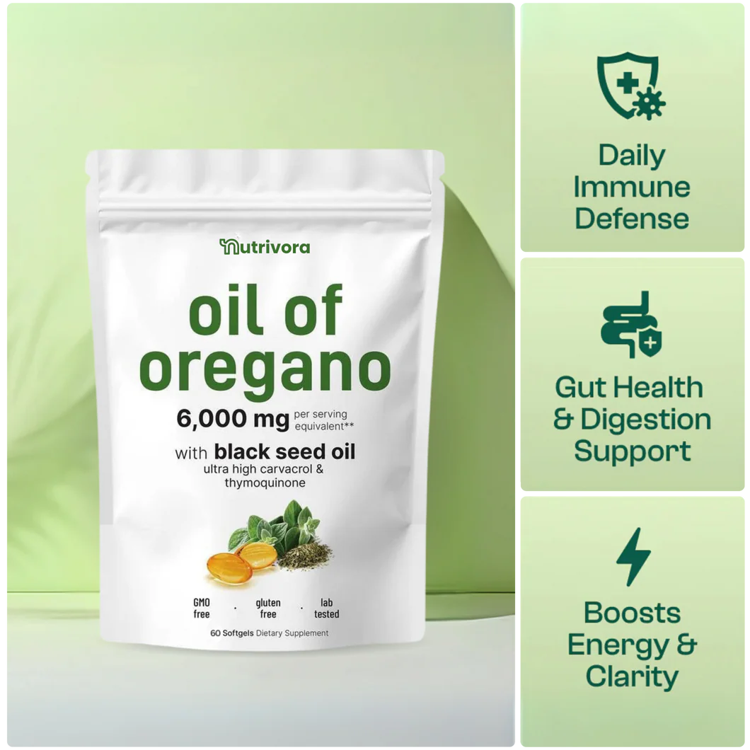 Oil of Oregano with Black Seed Oil
