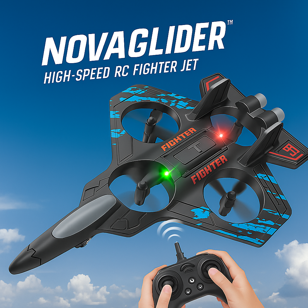 NovaGlider™ High-Speed, Remote Control Fighter Jet