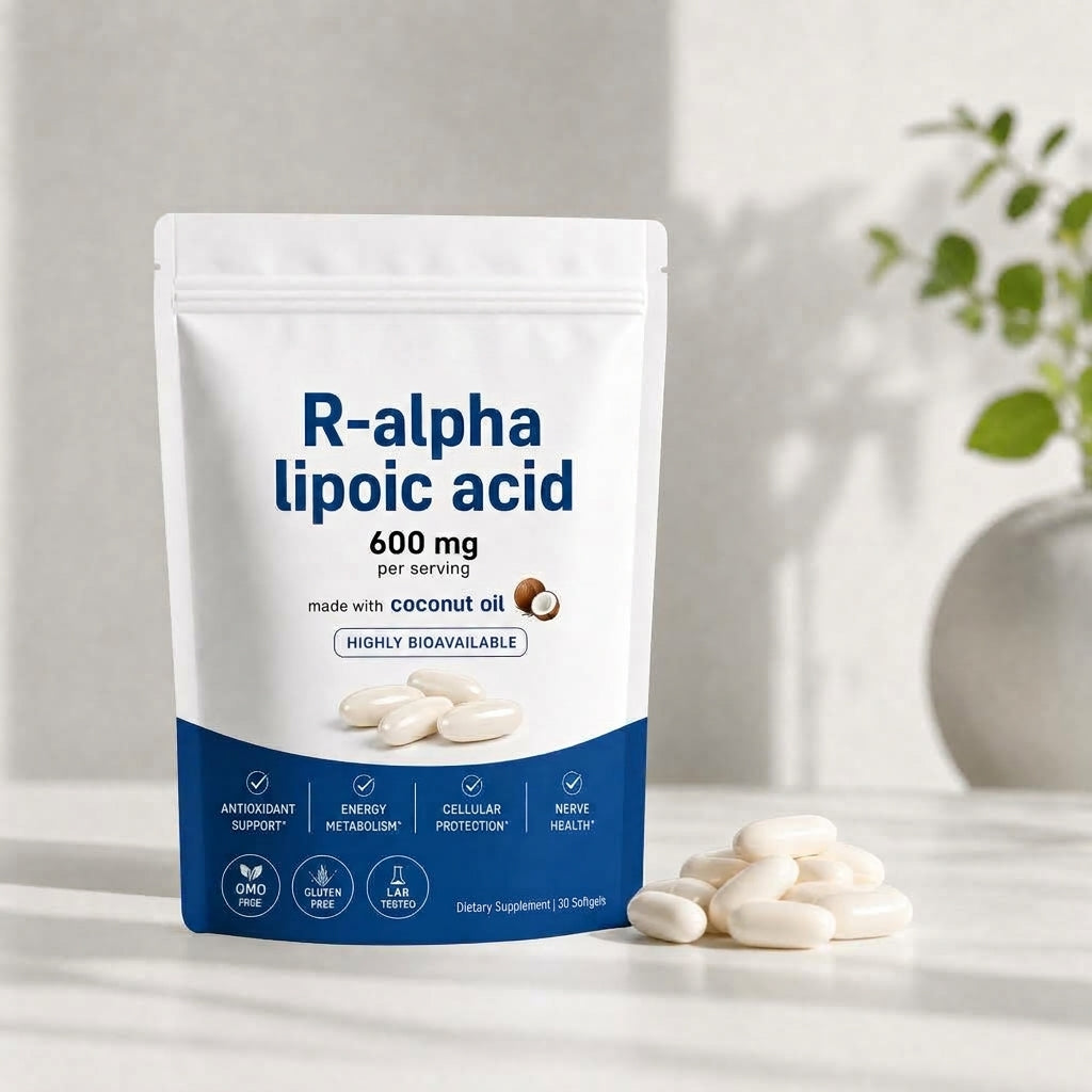 R-Alpha Lipoic Acid — 600mg Pure R-Form Softgels