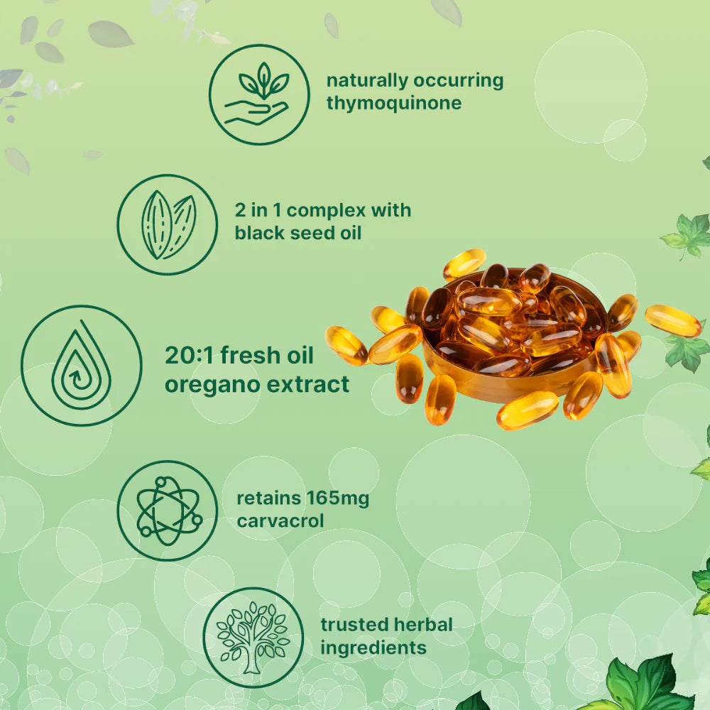 Oil of Oregano with Black Seed Oil