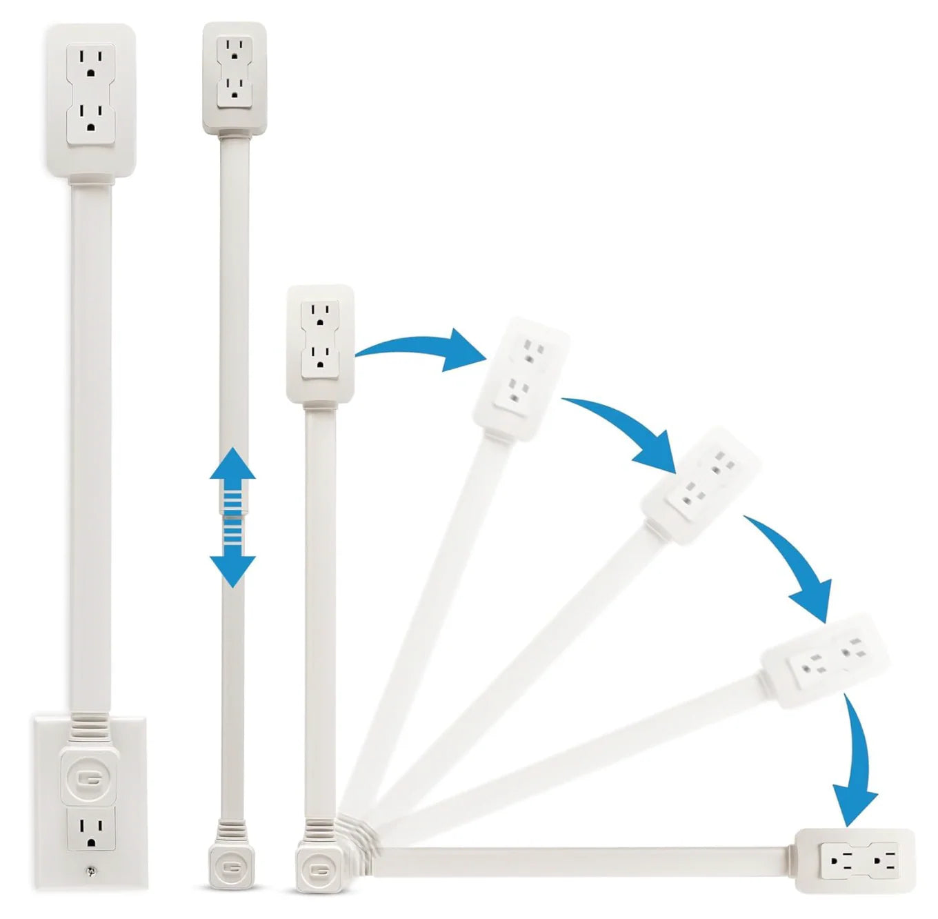 Ez Wall Plug Adjustable Outlet Extender