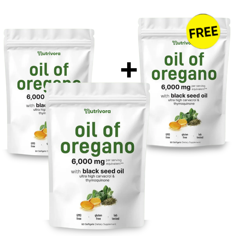 Riveton Oil of Oregano with Black Seed Oil