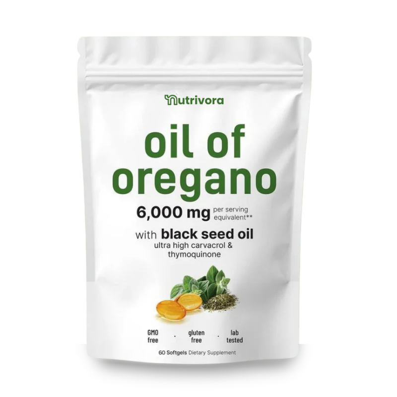 Riveton Oil of Oregano with Black Seed Oil