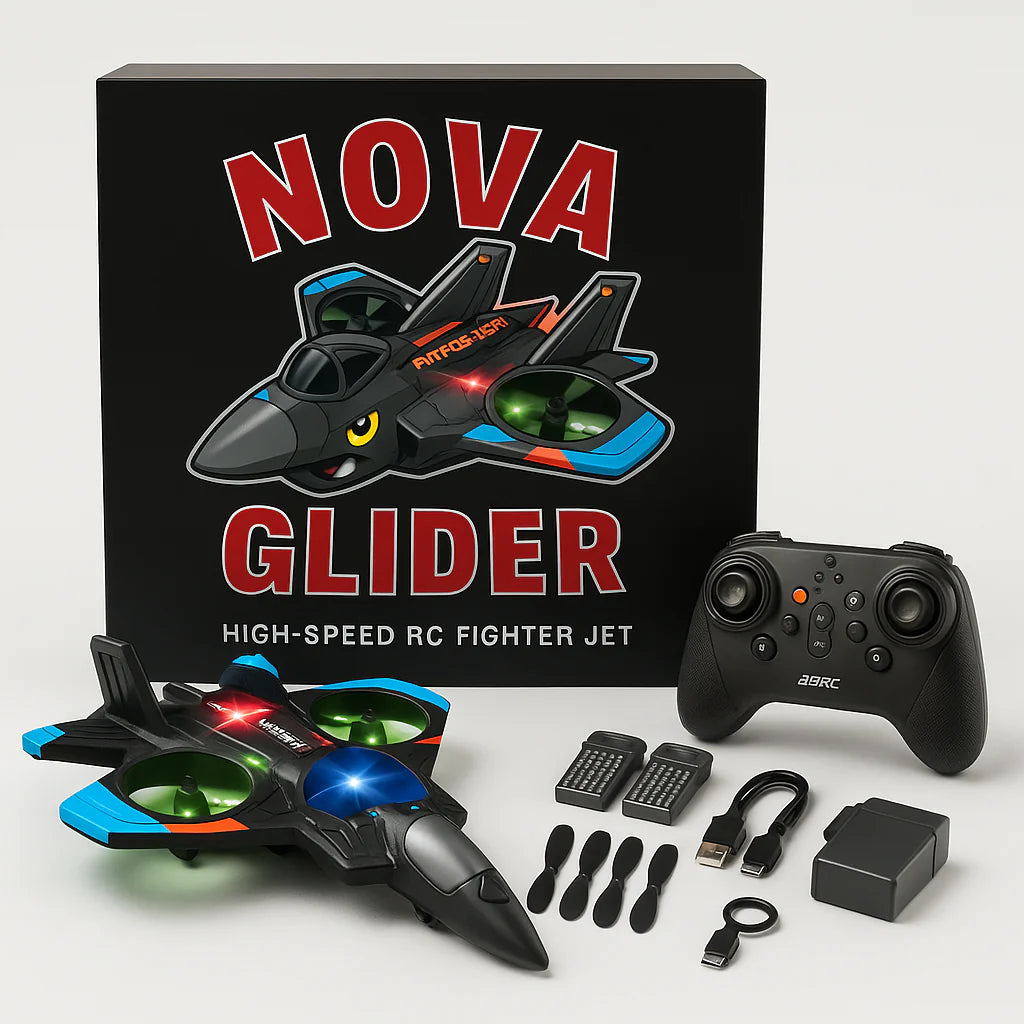 NovaGlider™ High-Speed, Remote Control Fighter Jet