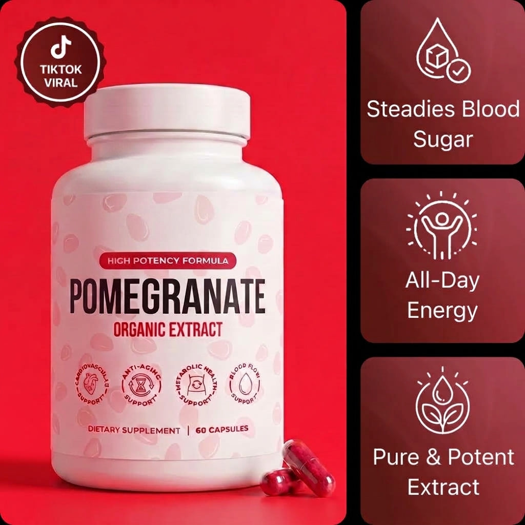 Organic Pomegranate Extract Capsules